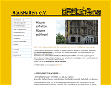 Tablet Screenshot of haushalten.org